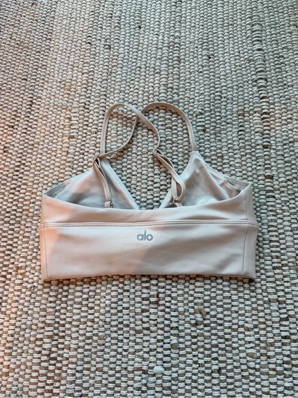 Alo Yoga Airlift Divine Bra & 7/8 Leggings Size XS - Macadamia